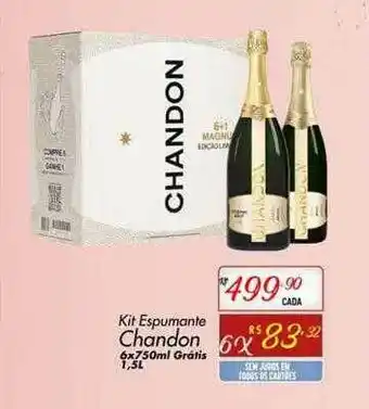 Muffato Kit Espumante Chandon oferta