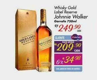 Muffato Whisky Gold Label Reserve Johnnie Walker oferta