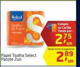 Tenda Atacado Papel Toalha Select oferta