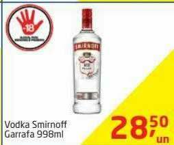 Tenda Atacado Vodka Smirnoff oferta