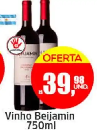 Vinho Benjamin 750ml