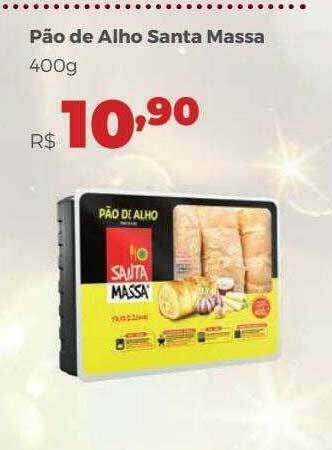 Villarreal Supermercados Pão De Alho Santa Massa oferta