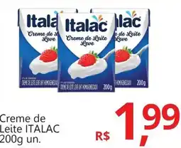 Supermercados Koch Creme de Leite ITALAC oferta