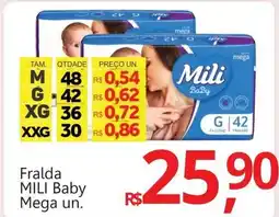 Supermercados Koch Fralda MILI Baby Mega un. oferta