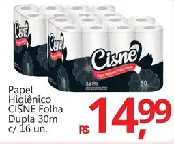Supermercados Koch Papel Higiênico CISNE Folha Dupla 30m oferta