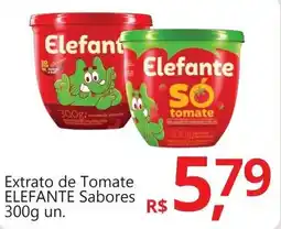 Supermercados Koch Extrato de Tomate ELEFANTE Sabores oferta