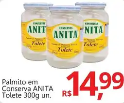 Supermercados Koch Palmito em Conserva ANITA Tolete oferta