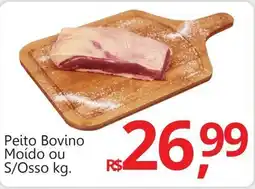 Supermercados Koch Peito Bovino Moído ou S/Osso oferta