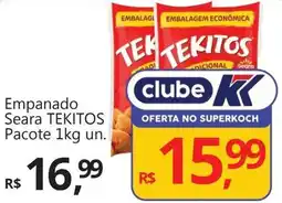 Supermercados Koch Empanado Seara TEKITOS Pacote oferta