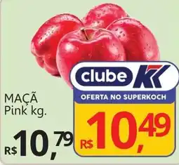 Supermercados Koch MAÇÃ Pink oferta