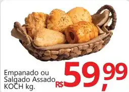 Supermercados Koch Empanado ou Salgado Assado KOCH oferta