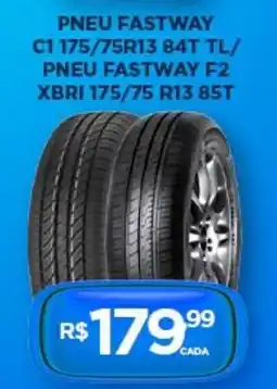 DB Supermercados Pneu fastway c1 175/75r13 84t tl/ pneu fastway f2 xbri 175/75 r13 85t oferta