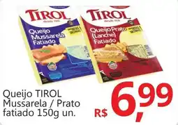 Supermercados Koch Queijo TIROL Mussarela / Prato fatiado oferta