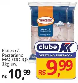 Supermercados Koch Frango à Passarinho MACEDO IQF oferta