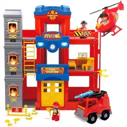 Benoit Estação de Bombeiros Maral Fire Station 4059 com Acessórios oferta