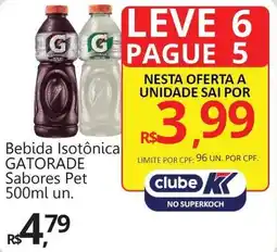 Supermercados Koch Bebida Isotônica GATORADE Sabores Pet oferta