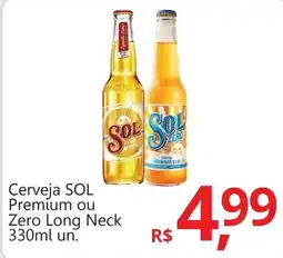 Supermercados Koch Cerveja SOL Premium ou Zero Long Neck oferta