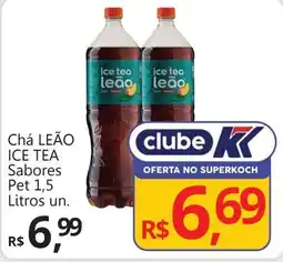 Supermercados Koch Chá LEÃO ICE TEA Sabores Pet oferta
