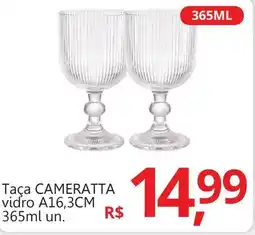 Supermercados Koch Taça CAMERATTA vidro A16,3CM oferta