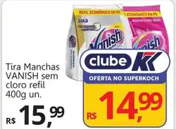Supermercados Koch Tira Manchas VANISH sem cloro refil oferta