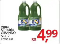 Supermercados Koch Água Sanitária GIRANDO SOL oferta