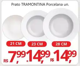 Supermercados Koch Prato TRAMONTINA Porcelana un. 21 CM oferta