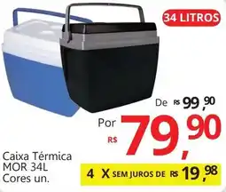 Supermercados Koch Caixa Térmica MOR Cores un. oferta