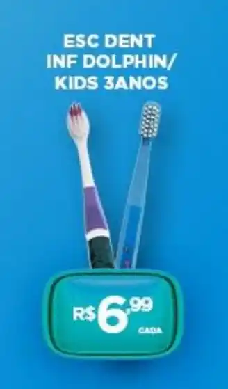 DB Supermercados Esc dent inf dolphin/ kids 3anos oferta