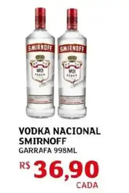 Assaí Atacadista Vodka nacional smirnoff garrafa oferta