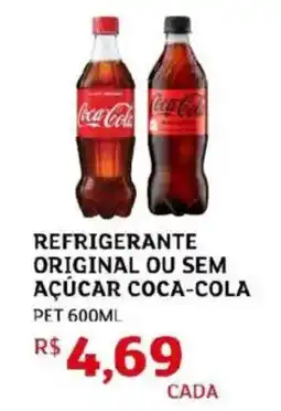 Assaí Atacadista Refrigerante original ou sem açúcar coca-cola oferta