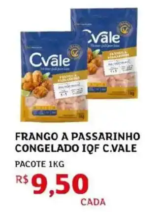 Assaí Atacadista Frango a passarinho congelado iqf c.vale oferta