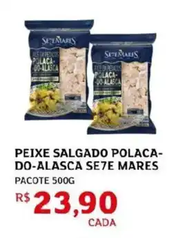 Assaí Atacadista Peixe salgado polaca- do-alasca se7e mares pacote oferta