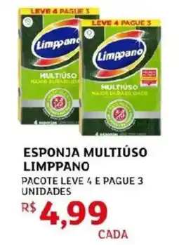Assaí Atacadista Esponja multiúso limppano oferta