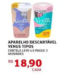 Assaí Atacadista Aparelho descartável venus tipos oferta