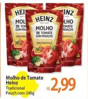 Molho de Tomate Heinz Tradicional Pouch