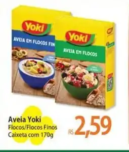 Atacadão Aveia Yoki Flocos/Flocos Finos Caixeta oferta
