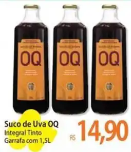 Atacadão Suco de Uva OQ Integral Tinto Garrafa oferta