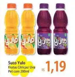 Atacadão Suco Yulo Frutas Cítricas/Uva Pet oferta