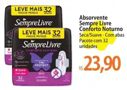 Atacadão Absorvente Sempre Livre Conforto Noturno oferta
