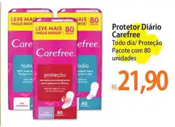 Atacadão Protetor Diário Carefree oferta