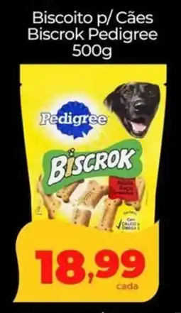 Lopes Supermercados Biscoito p/ Cães Biscrok Pedigree oferta