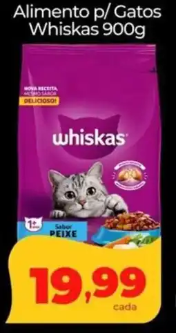 Lopes Supermercados Alimento p/ Gatos Whiskas oferta