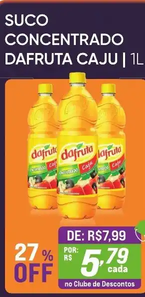 Pais e Filhos Supermercados SUCO CONCENTRADO DAFRUTA CAJU oferta