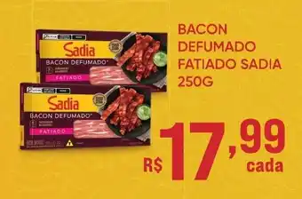 Pais e Filhos Supermercados Bacon defumado" fatiado sadia oferta