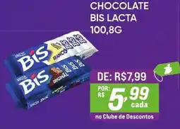 Pais e Filhos Supermercados Chocolate bis lacta oferta