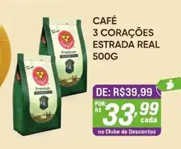 Pais e Filhos Supermercados Café 3 corações estrada real oferta