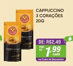 Pais e Filhos Supermercados Cappuccino 3 corações oferta