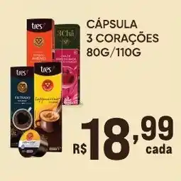 Pais e Filhos Supermercados Cápsula 3 corações oferta
