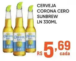 Pais e Filhos Supermercados CERVEJA CORONA CERO SUNBREW LN oferta