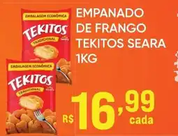 Pais e Filhos Supermercados Empanado de frango tekitos seara oferta
